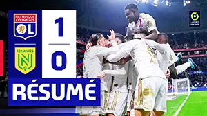 Lyon vs Nantes reseña en vídeo del partido ver