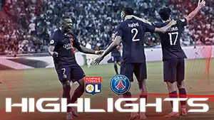 Gol Corentin Tolisso 74 Minuto Punto: 1-4 Lyon vs Paris SG 1-4