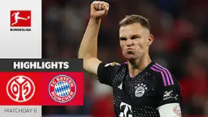 Mainz vs Bayern reseña en vídeo del partido ver