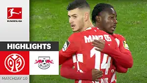 Mainz vs RB Leipzig reseña en vídeo del partido ver