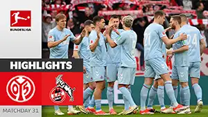 Mainz vs Köln reseña en vídeo del partido ver