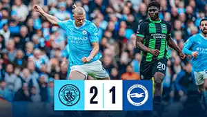 Gol Julián Álvarez 7 Minuta Wynik: 1-0 Manchester City vs Brighton 2-1