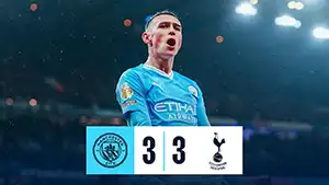 Gol Heung-Min Son 6 Minuta Wynik: 0-1 Manchester City vs Tottenham 3-3