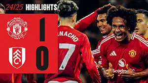 Manchester United vs Fulham highlights della match regarder