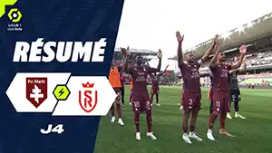 Gol Cheikh Sabaly 7 Minuta Wynik: 1-0 Metz vs Reims 2-2