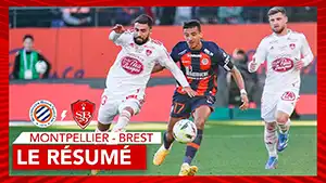 Montpellier vs Brest highlights della match regarder