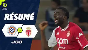 Montpellier vs Monaco reseña en vídeo del partido ver
