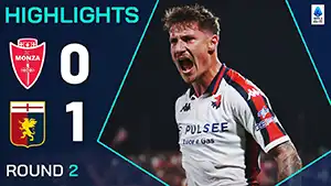 Tor Andrea Pinamonti 45+7 Minute Stand: 0-1 Monza vs Genoa 0-1