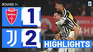 Monza vs Juventus reseña en vídeo del partido ver