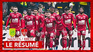 Nantes vs Brest highlights spiel ansehen