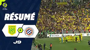 Gol Florent Mollet 44 Minuta Wynik: 1-0 Nantes vs Montpellier 2-0