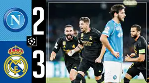 Napoli vs Real Madrid highlights della match regarder