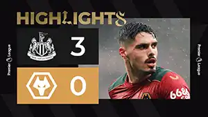 Newcastle Utd vs Wolverhampton highlights della partita guardare