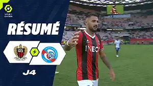 Nice vs Strasbourg reseña en vídeo del partido ver