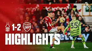 Gol Taiwo Awoniyi 89 Minuta Wynik: 1-2 Nottingham Forest vs Arsenal 1-2