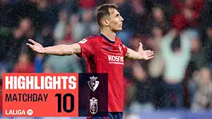 Gol Ante Budimir 59 Minuta Wynik: 2-0 Osasuna vs Granada FC 2-0