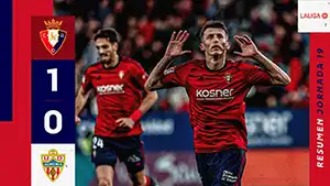 Osasuna vs Almería reseña en vídeo del partido ver