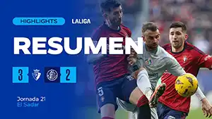 Gol Borja Mayoral 64 Minuto Punto: 1-2 Osasuna vs Getafe 3-2