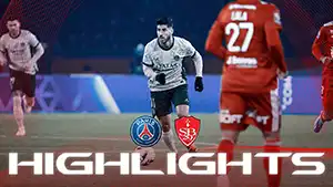 Paris SG vs Brest highlights match watch