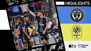 Philadelphia Union vs Nashville, SC highlights spiel ansehen