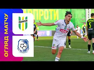 Polissya vs Chernomorets highlights della partita guardare