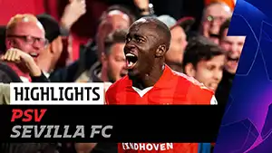 PSV vs Sevilla highlights della partita guardare