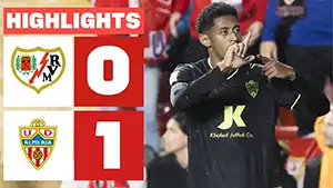 Rayo Vallecano vs Almería highlights della partita guardare