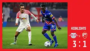 Tor David Raum 12 Minute Stand: 1-0 RB Leipzig vs Crvena Zvezda 3-1