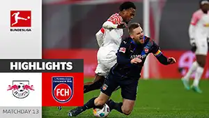 Tor Yussuf Poulsen 44 Minute Stand: 2-0 RB Leipzig vs Heidenheim 2-1