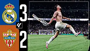 Real Madrid vs Almería highlights match watch