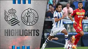 Real Sociedad vs Getafe highlights spiel ansehen