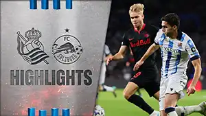 Real Sociedad vs Red Bull Salzburg highlights della partita guardare