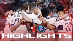 Rennes vs Paris SG highlights della partita guardare