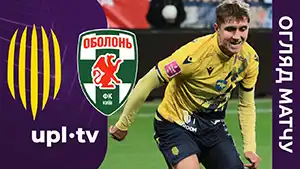 Гол Ілля Квасниця 3 Хвилина Рахунок: 1-0 Рух vs Оболонь 2-2