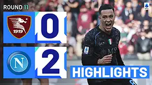 Salernitana vs Napoli highlights match watch