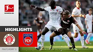 Saint-Pauli vs Heidenheim highlights della match regarder