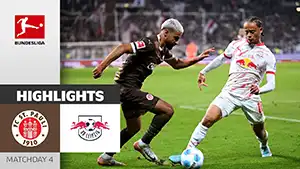 St. Pauli vs RB Leipzig highlights spiel ansehen