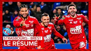 Strasbourg vs Brest highlights match watch