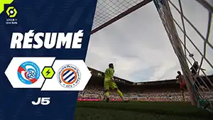 Strasbourg vs Montpellier highlights della match regarder