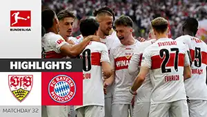 Stuttgart vs Bayern reseña en vídeo del partido ver