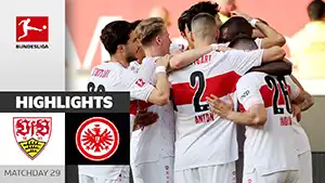 Stuttgart vs Eintracht Frankfurt highlights della partita guardare