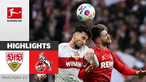 Stuttgart vs Köln highlights della partita guardare