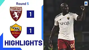 But Romelu Lukaku 68 Minute Score: 0-1 Torino vs Roma 1-1