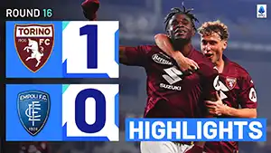 Gol Duván Zapata 25 Minuta Wynik: 1-0 Torino vs Empoli 1-0