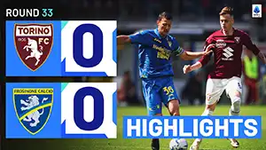 Torino vs Frosinone reseña en vídeo del partido ver