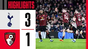 Tottenham vs Bournemouth highlights spiel ansehen