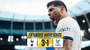 Tottenham vs Crystal Palace reseña en vídeo del partido ver