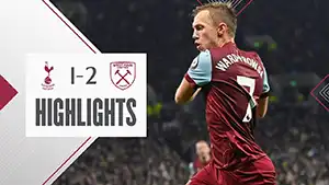 Gol Cristian Romero 11 Minuta Wynik: 1-0 Tottenham vs West Ham 1-2