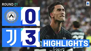 Udinese vs Juventus highlights della partita guardare