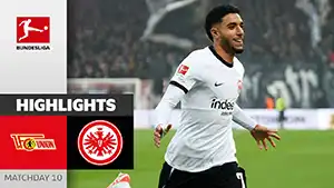 Tor Nacho Ferri 82 Minute Stand: 0-3 Union Berlin vs Eintracht Frankfurt 0-3